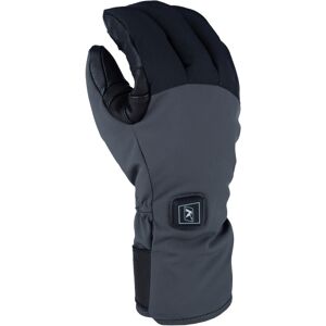 Klim Powerxross HTD Beheizbare Snowmobil Handschuhe - Schwarz Grau - XS - unisex