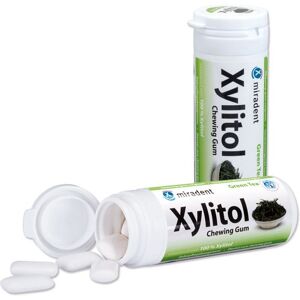 MIRADENT Xylitol Chewing Gum grüner Tee 30 St