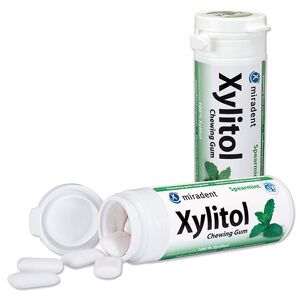 MIRADENT Xylitol Chewing Gum Spearmint 30 St