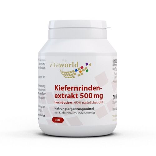 KIEFERNRINDENEXTRAKT 500 mg 95% OPC Kapseln 60 St