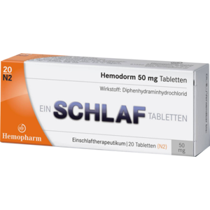 HEMODORM 50 mg Einschlaftabletten 20 St