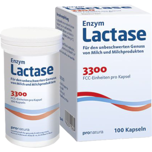 LACTASE 3.300 FCC 200 mg Kapseln 100 St