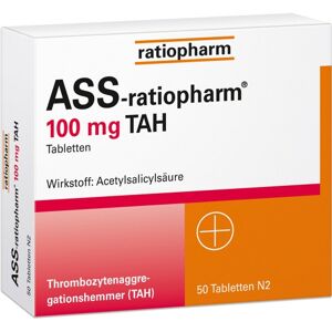 ASS-ratiopharm 100 mg TAH Tabletten 50 St