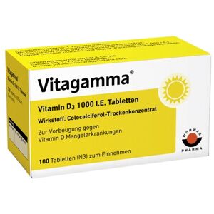 VITAGAMMA Vitamin D3 1.000 I.E. Tabletten 100 St