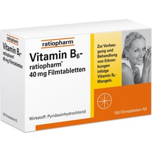 VITAMIN B6-RATIOPHARM 40 mg Filmtabletten 100 St