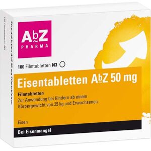 EISENTABLETTEN AbZ 50 mg Filmtabletten 100 St