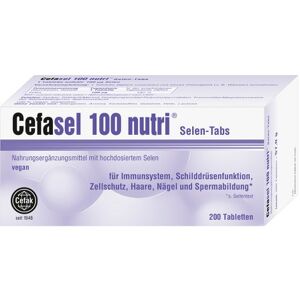 CEFASEL 100 nutri Selen-Tabs 200 St