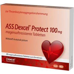 ASS Dexcel Protect 100 mg magensaftres.Tabletten 50 St