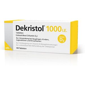 DEKRISTOL 1.000 I.E. Tabletten 100 St