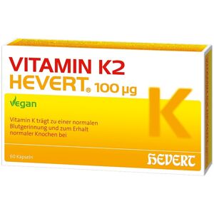 VITAMIN K2 HEVERT 100 µg Kapseln 60 St