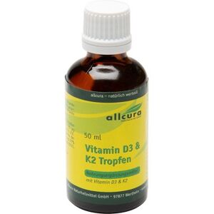 VITAMIN D3 & K2 Tropfen 1000 I.E./20 µg je Tropfen 50 ml