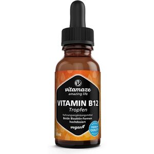 VITAMIN B12 100 µg hochdosiert vegan Tropfen 50 ml