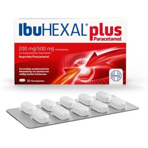 IBUHEXAL plus Paracetamol 200 mg/500 mg Filmtabl. 10 St