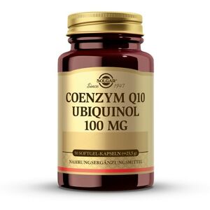 SOLGAR Coenzym Q10 Ubichinol 100 mg Kapseln 50 St