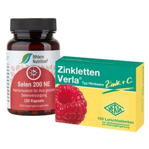 ZINKLETTEN VERLA HIMBEERE + SELEN 200 NE 100+120 St