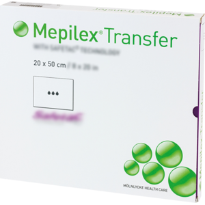 MEPILEX Transfer Schaumverband 20x50 cm steril 4 St