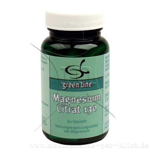 MAGNESIUMCITRAT 130 mg Magnesium Kapseln 60 St