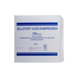 ZELLSTOFF VLIES Kompressen unsteril 10x20 cm 100 St