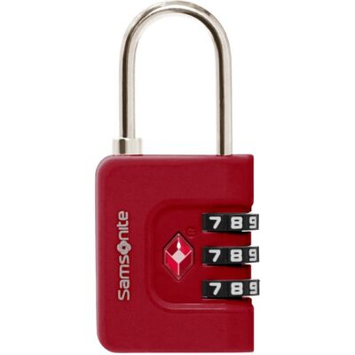 Samsonite TA Revolution Combilock 3 Dial TSA-red Samsonite TA Revolution Combilock 3 Dial TSA-red
