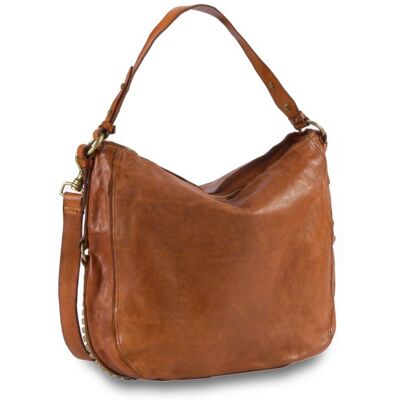Campomaggi Nilo Shoulder Bag C031640ND X2126-cognac Damen Campomaggi Nilo Shoulder Bag C031640ND X2126-cognac Damen