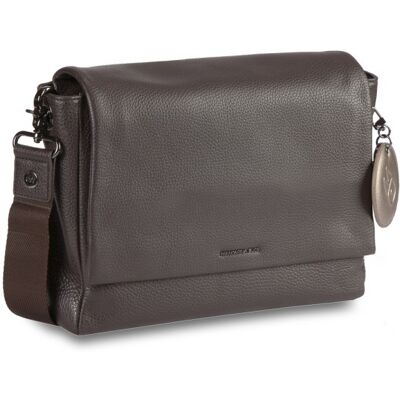 Mandarina Duck Mellow Leather Messenger FZT39-Mole Damen Mandarina Duck Mellow Leather Messenger FZT39-Mole Damen