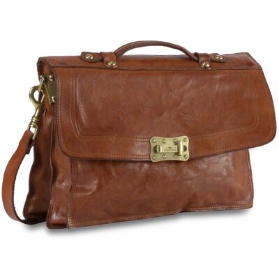 Campomaggi Agnese I - briefcase cow.-p/d* C023250ND X0001-cognac Damen Campomaggi Agnese I - briefcase cow.-p/d* C023250ND X0001-cognac Damen