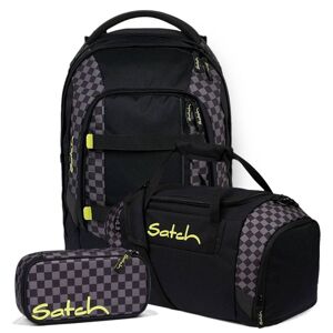 satch Set aus pack + Schlamperbox + Sporttasche-Dark Skate