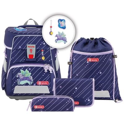Step by Step SPACE Schulranzen Set 5tlg Pegasus Emily-Pegasus Emily Step by Step SPACE Schulranzen Set 5tlg Pegasus Emily-Pegasus Emily