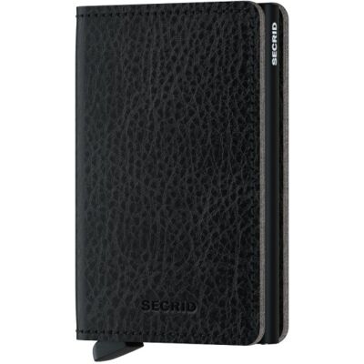 SECRID Vegetable Tannend Slimwallet-black-black SECRID Vegetable Tannend Slimwallet-black-black