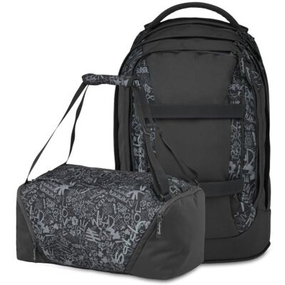 satch pack Set aus pack + Sporttasche-Street Ink satch pack Set aus pack + Sporttasche-Street Ink