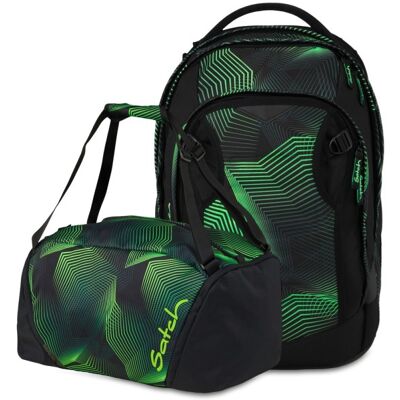 satch Match Plus Set Matchplus + Sporttasche-Seismic Green satch Match Plus Set Matchplus + Sporttasche-Seismic Green