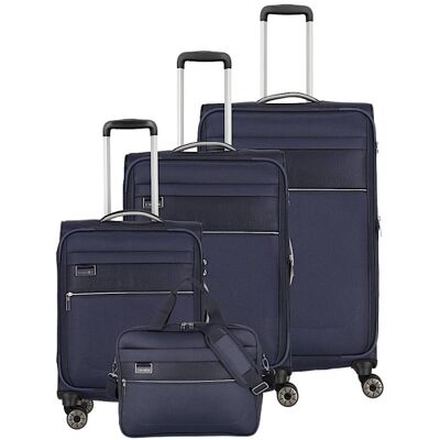 Travelite Miigo 4w L/M/S+Bordtasche-Tiefseeblau Travelite Miigo 4w L/M/S+Bordtasche-Tiefseeblau