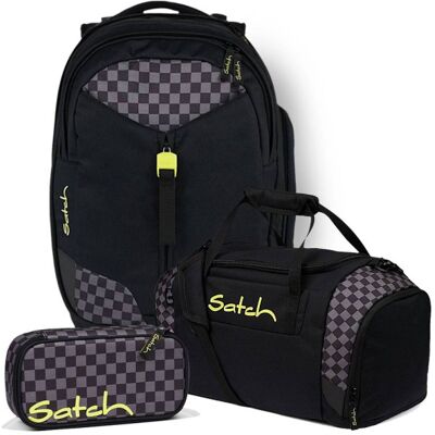 satch Set aus match + Schlamperbox + Sporttasche-Dark Skate satch Set aus match + Schlamperbox + Sporttasche-Dark Skate