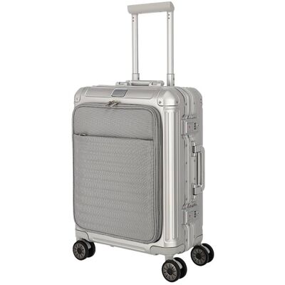 Travelite Next 2.0 4w Trolley S, Vortasche-silber Travelite Next 2.0 4w Trolley S, Vortasche-silber