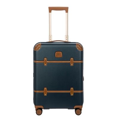 BRICS Trolley 55 cm BBG38301-blue/tan BRICS Trolley 55 cm BBG38301-blue/tan