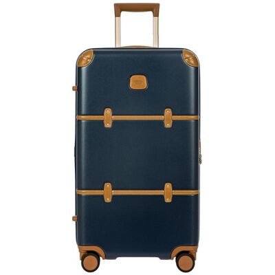 BRICS Trunk BBG28315-blue/tan BRICS Trunk BBG28315-blue/tan