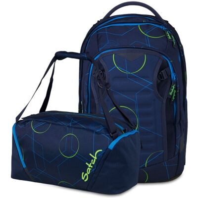 satch Match Plus Set Matchplus + Sporttasche-Blue Tech satch Match Plus Set Matchplus + Sporttasche-Blue Tech