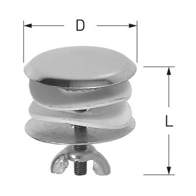 ASW Stedo Modell 300001 D - Edelstahl Hahnlochdeckel ASW Stedo Modell 300001 D - Edelstahl Hahnlochdeckel