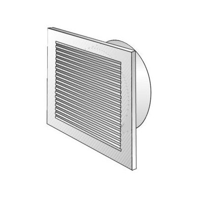 Helios Lüftungsgitter L-G 100 - DN 100 Weiß Helios Lüftungsgitter L-G 100 - DN 100 Weiß