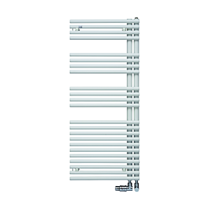 Zehnder Forma Asym Design-Heizkörper ZF600260G300000 LFAL-120-060, 1161 x 596 mm, Light grey, links