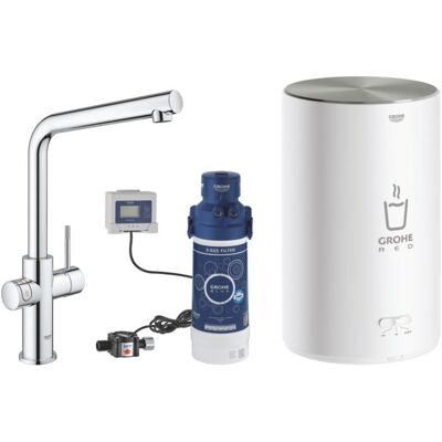 Grohe Red Duo Küchenarmatur 30327001 chrom, M-Size, L-Auslauf, mit Boiler Grohe Red Duo Küchenarmatur 30327001 chrom, M-Size, L-Auslauf, mit Boiler