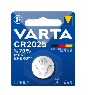 Universal Varta Knopf-Batterie CR2025Bli1 3,0V/157mAh/Lithium CR 2025(VE1) Universal Varta Knopf-Batterie CR2025Bli1 3,0V/157mAh/Lithium CR 2025(VE1)