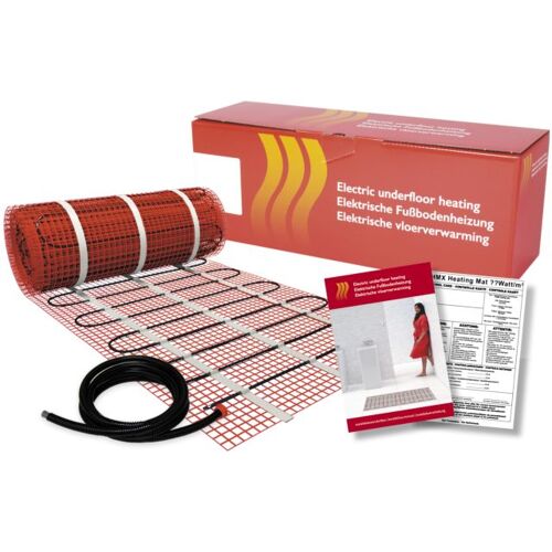 Riberger Heizmatte für elektrische Fußbodenheizung – 7 m² Paket Leistung: 150 W/m² (Gesamtleistung: 1050 W), selbstklebend, wasserdicht