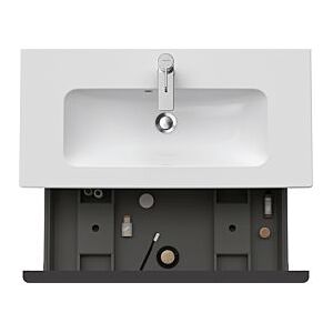 Duravit D-Neo Waschtisch-Unterschrank DE426907575 81 x 37,2, Leinen, wandhängend, 1 Auszug