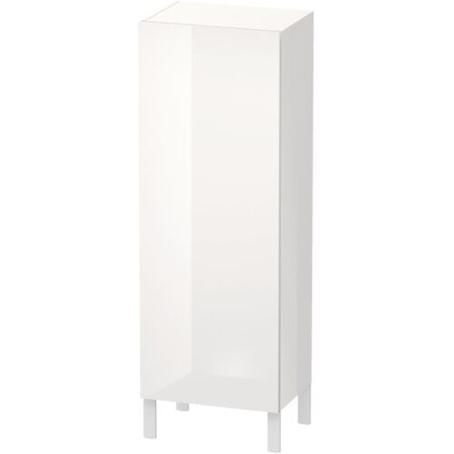 Duravit L-Cube Halbhochschrank LC1179R2222 50x36,3x132cm, Tür rechts, weiß hochglanz