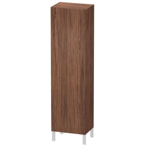 Duravit L-Cube Hochschrank LC1181R2121 50x36,3x176cm, Tür rechts, nussbaum dunkel