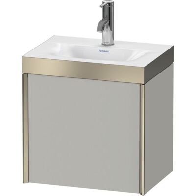 Duravit Betongrau Matt Wandhängendes Set mit Tür - Badmöbel Duravit Betongrau Matt Wandhängendes Set mit Tür - Badmöbel
