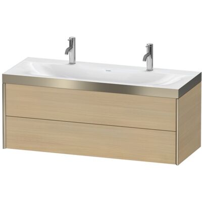 Duravit Wandhängendes Badmöbel-Set - Mediterrane Eiche / Profil Champagner Matt Duravit Wandhängendes Badmöbel-Set - Mediterrane Eiche / Profil Champagner Matt