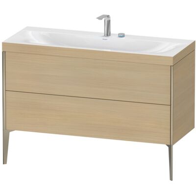 Duravit Modern Mediterrane Eiche Waschtisch-Set - Bodenstehend, 2 Schubladen, 1200mm Duravit Modern Mediterrane Eiche Waschtisch-Set - Bodenstehend, 2 Schubladen, 1200mm