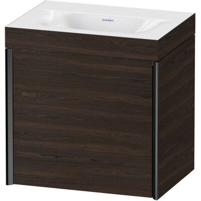 Duravit Xviu Wandwaschtisch & Unterschrank - Nussbaum gebürstet, 45x33x46cm Duravit Xviu Wandwaschtisch & Unterschrank - Nussbaum gebürstet, 45x33x46cm